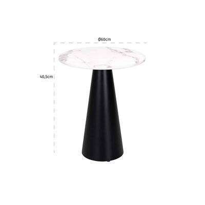 Hjørnebord Degas 50ø