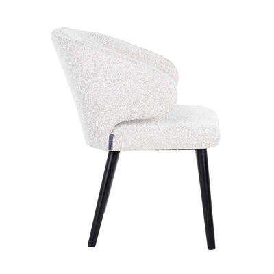 Stol Indigo White Bouclé
