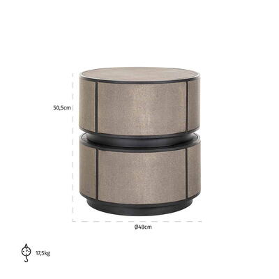 Hjørnebord Lustustri 48ø