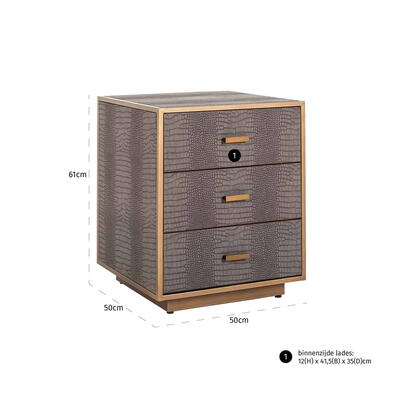 Kommode Classio 3-skuffer