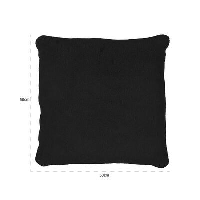 Teddy pude Black 50x50