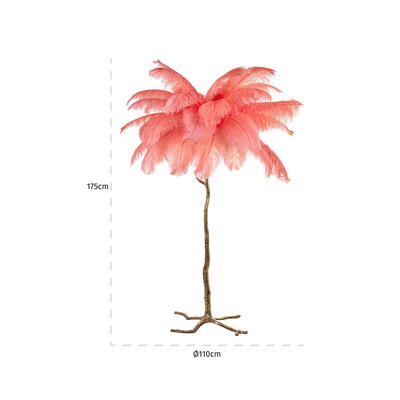 Gulvlampe Burlesque Coral