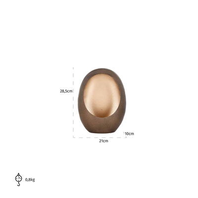 Lysestage Xemm Bronze gold