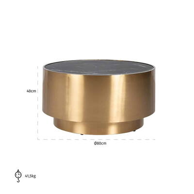 Rundt Sofabord Cossai Ø80 cm.