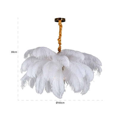 Anisha hængelampe hvid