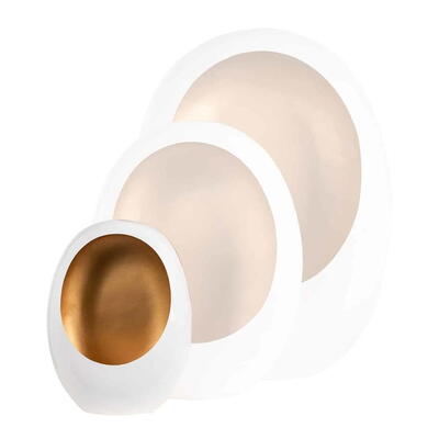 Lys Holder Silas Ivory Gold, lille