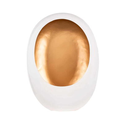 Lysestage Silas Ivory Gold, stor