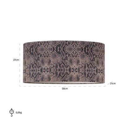 Lampeskærm Python Oval