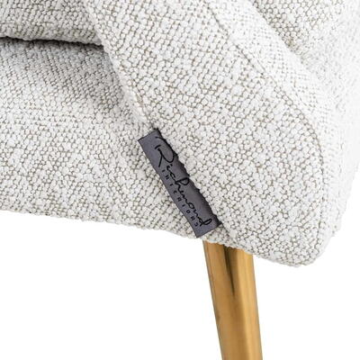 Sofa rebel hvid bouclé / guld