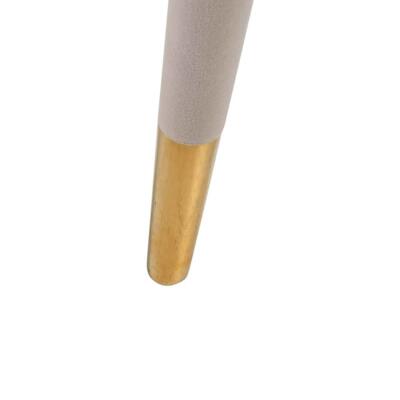 Colleene bænk til spisebord Khaki Velvet brandhæmmende