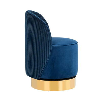 Lænestol Bristel Navy Velvet + Rib