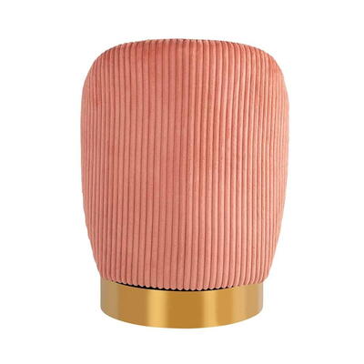 Lænestol Bristel Pink Velvet + Ribben