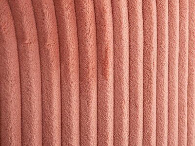 Lænestol Bristel Pink Velvet + Ribben