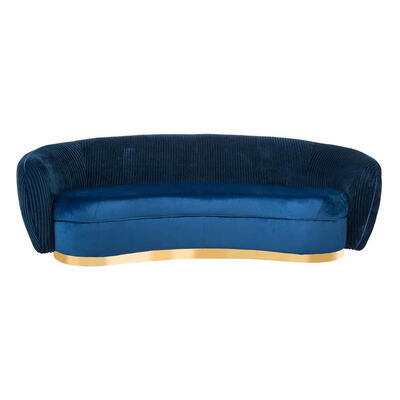 Sofa Waylon Navy Velvet + Ribben