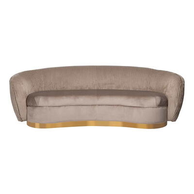 Sofa Waylon Nougat Velvet + Ribben