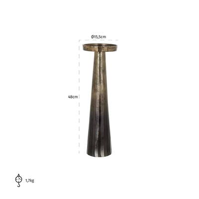 Stearinlysholder Amany, lille