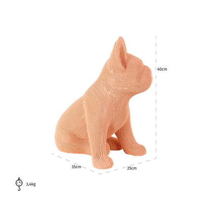 Dog Bul Pink Dekoration