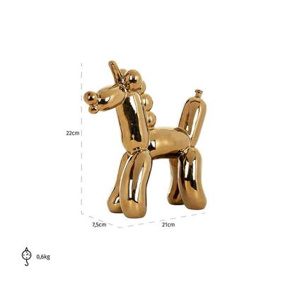 Balloonicorn guld dekoration