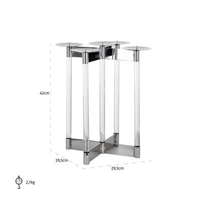 Lysestage Yaira sølv