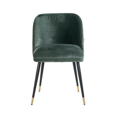 Stol Alicia jade fløjl, brandhæmmende