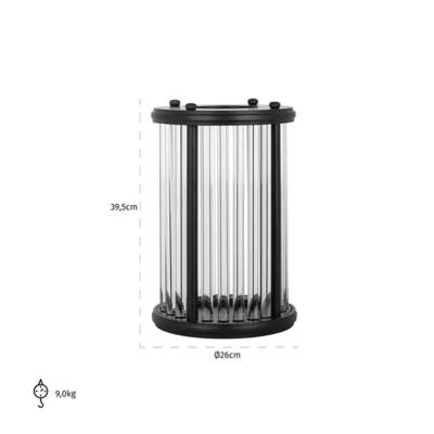 Hurricane Faey sort, stor lysestage