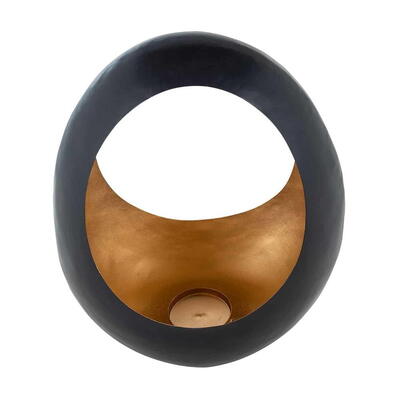 Lysestage Chady Black Gold, medium