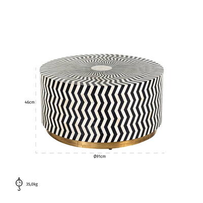 Rundt Sofabord Bliss Ø91 cm.