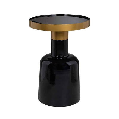 Hjørnebord Candy Black Ø36