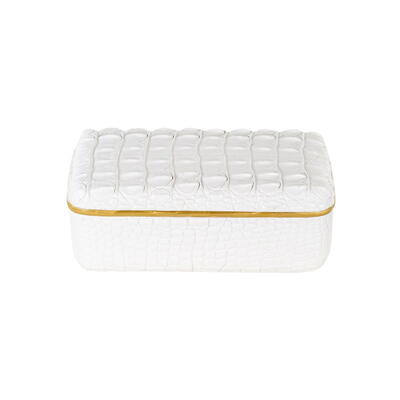 Opbevaringsboks Cobe hvid, lille