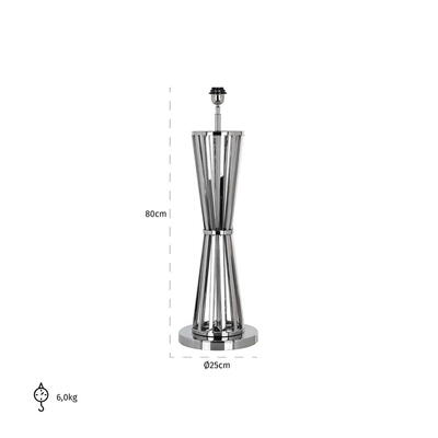 Bordlampe jaina sølv