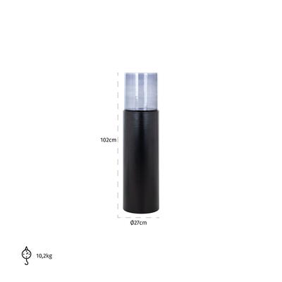 Lysestage Milas sort, lille