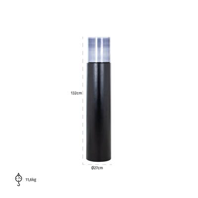 Lysestage Milas sort, stor