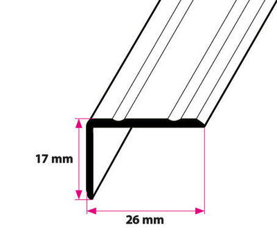 26 x 17 mm vinkelprofil - u/huller 