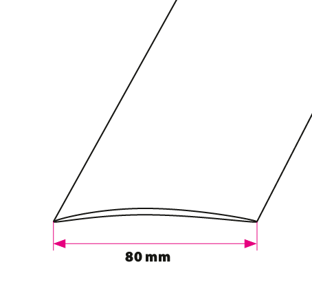 80 mm buet overgang u/huller