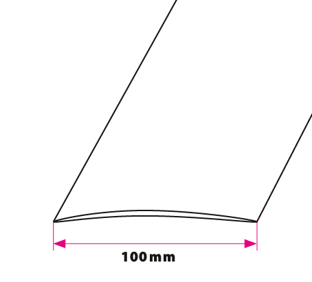 100 mm buet overgang U/huller 