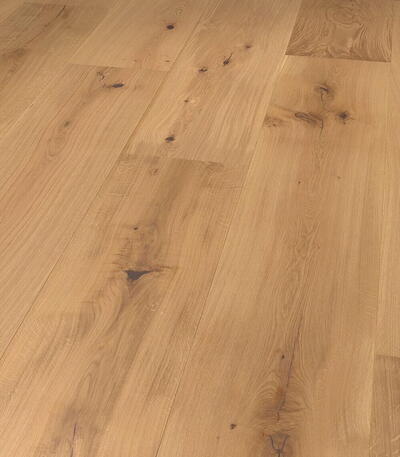 Eg Plank Rustik Semirøget Olie, 340x3000 mm. 