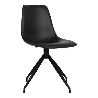 Monaco Dining Chair w. Swivel, sort