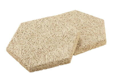 Fibrotech Hexagon træbeton - Beige