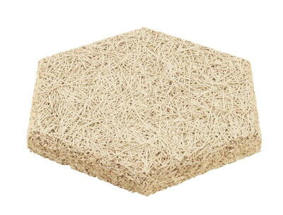 Fibrotech Hexagon træbeton - Beige