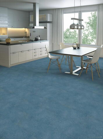 Ziro LinoPlus linoleumsflise - Ocean