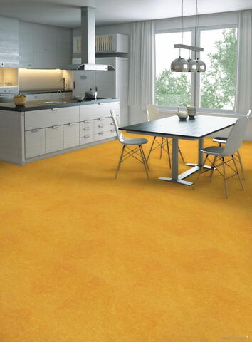 Ziro Lino-Klick linoleumsflise - Sol