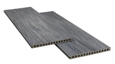 Kirkedal Terrasse Heimdal 22x300 mm. - Black/Grey