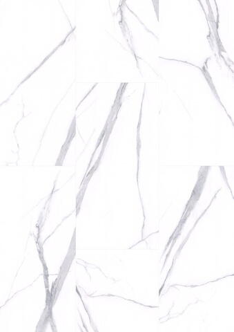 BiClick vinylflise XXL - Snow Carrara marmor