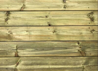 Trykimprægneret terrassebrædder 28x120 mm.