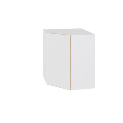 Multi-Living Overskab - Diagonalt hjørneskab m. hylder og låge