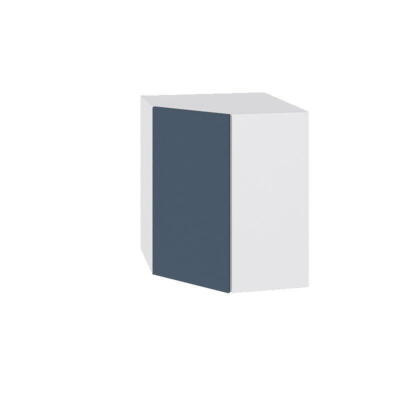 Multi-Living Overskab - Diagonalt hjørneskab m. hylder og låge