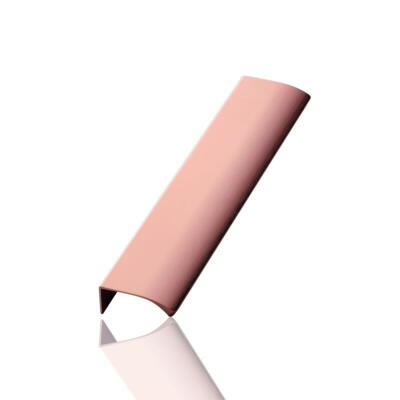 Edge børstet Kobber greb 200 mm.