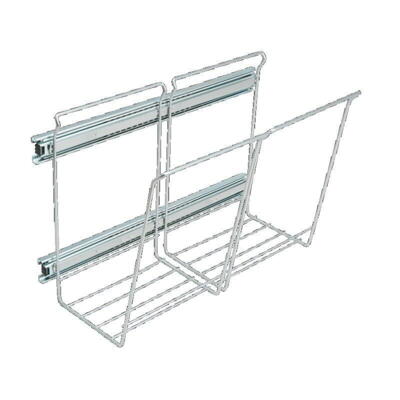 Affaldsstativ til 2 poser - med fuldudtræk