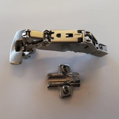 Hængsel komplet med bagplade 170 gr.