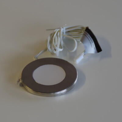 LED diospot rustfri Ø75/55 3W